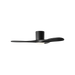 Generation Lighting Maverick Smart 44 Inch Hugger LED Ceiling Fan Matte Black Finish Midnight Black Blades (3MAVHSM44MBKMBKD)