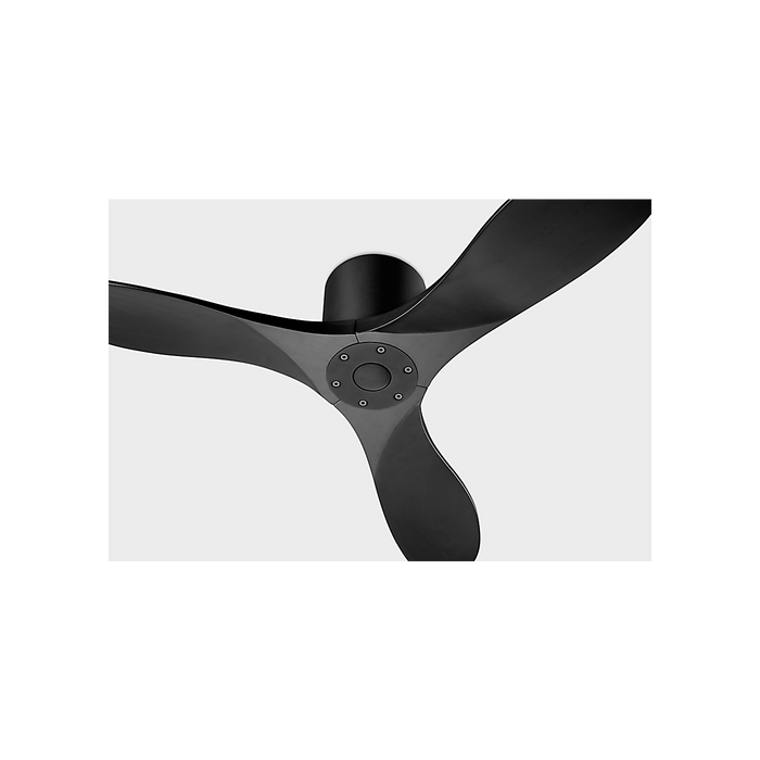 Generation Lighting Maverick Smart 44 Inch Hugger Ceiling Fan Matte Black Finish Midnight Black Blades (3MAVHSM44MBKMBK)