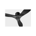 Generation Lighting Maverick Smart 44 Inch Hugger Ceiling Fan Matte Black Finish Midnight Black Blades (3MAVHSM44MBKMBK)
