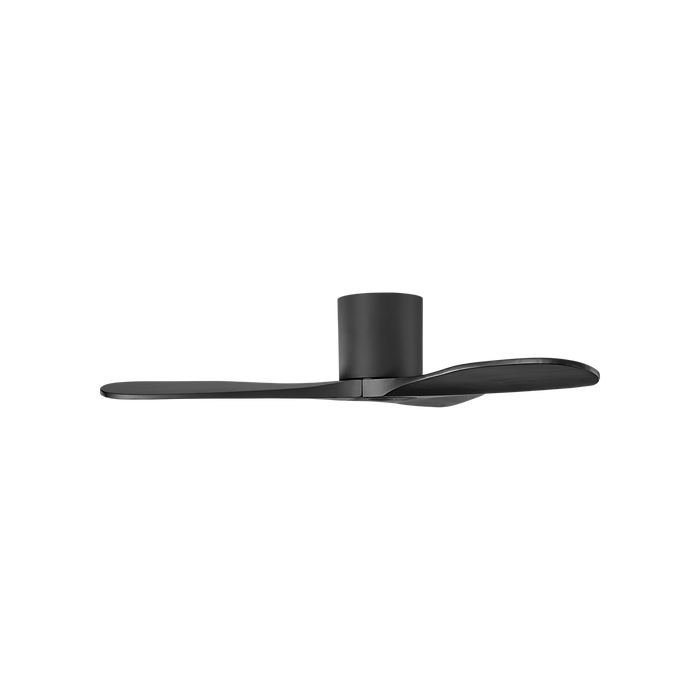Generation Lighting Maverick Smart 44 Inch Hugger Ceiling Fan Matte Black Finish Midnight Black Blades (3MAVHSM44MBKMBK)