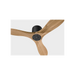 Generation Lighting Maverick Smart 44 Inch Hugger Ceiling Fan Matte Black Finish Natural Honey Blades (3MAVHSM44MBKNH)