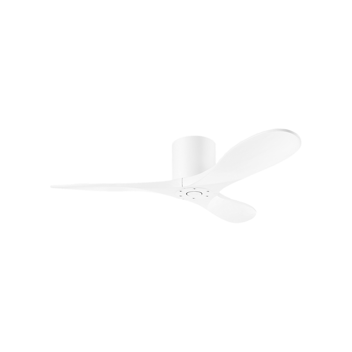 Generation Lighting Maverick Smart 44 Inch Hugger Ceiling Fan Matte White Finish Matte White Blades (3MAVHSM44RZW)