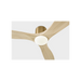 Generation Lighting Maverick Smart 52 Inch Hugger LED Ceiling Fan Burnished Brass Finish Washed White Oak Blades (3MAVHSM52BBSWWOD)