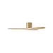 Generation Lighting Maverick Smart 52 Inch Hugger LED Ceiling Fan Burnished Brass Finish Washed White Oak Blades (3MAVHSM52BBSWWOD)