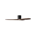 Generation Lighting Maverick Smart 52 Inch Hugger LED Ceiling Fan Matte Black Finish Dark Walnut Blades (3MAVHSM52MBKD)