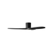 Generation Lighting Maverick Smart 52 Inch Hugger LED Ceiling Fan Matte Black Finish Midnight Black Blades (3MAVHSM52MBKMBKD)