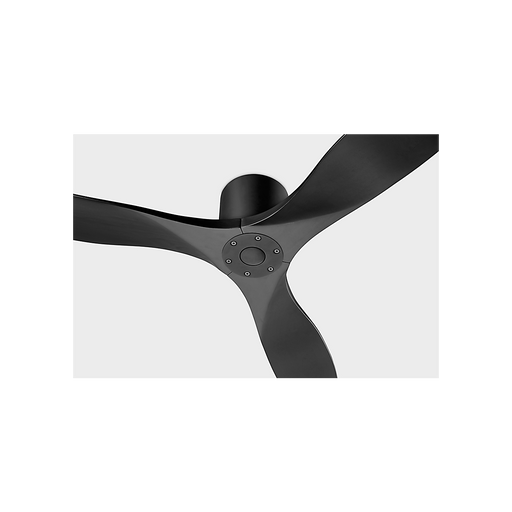 Generation Lighting Maverick Smart 52 Inch Hugger Ceiling Fan Matte Black Finish Midnight Black Blades (3MAVHSM52MBKMBK)