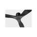 Generation Lighting Maverick Smart 52 Inch Hugger Ceiling Fan Matte Black Finish Midnight Black Blades (3MAVHSM52MBKMBK)