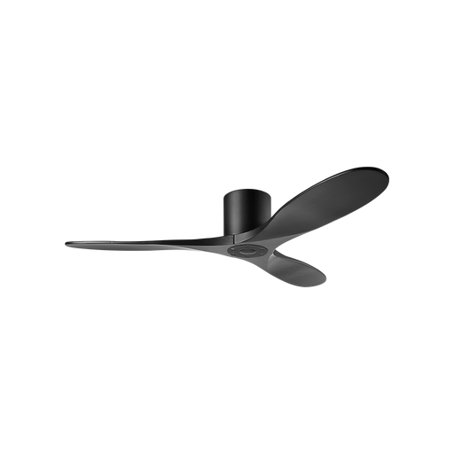 Generation Lighting Maverick Smart 52 Inch Hugger Ceiling Fan Matte Black Finish Midnight Black Blades (3MAVHSM52MBKMBK)