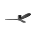 Generation Lighting Maverick Smart 52 Inch Hugger Ceiling Fan Matte Black Finish Midnight Black Blades (3MAVHSM52MBKMBK)