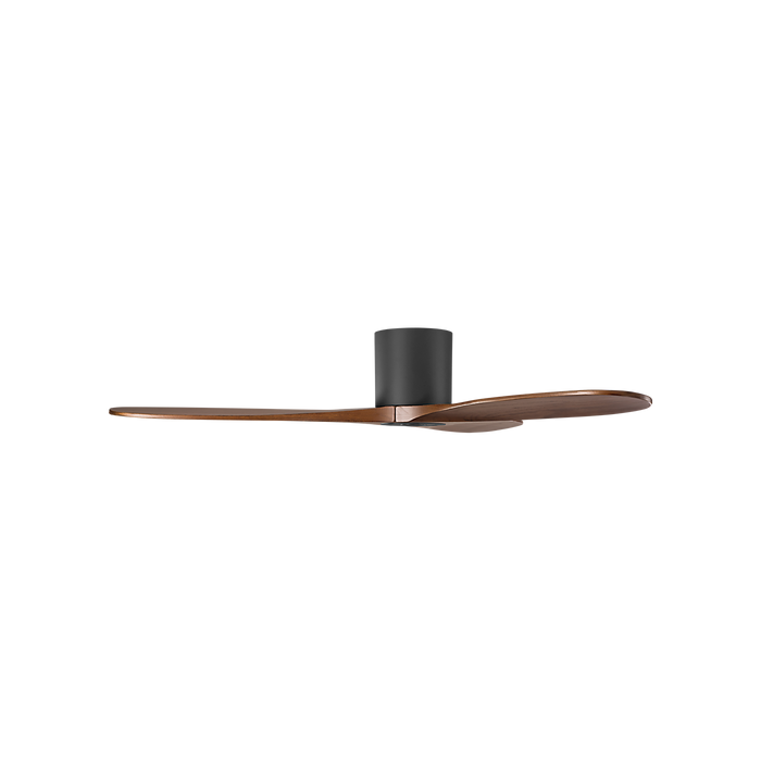 Generation Lighting Maverick Smart 52 Inch Hugger Ceiling Fan Matte Black Finish Dark Walnut Blades (3MAVHSM52MBK)