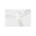 Generation Lighting Maverick Smart 52 Inch Hugger LED Ceiling Fan Matte White Finish Matte White Blades (3MAVHSM52RZWD)