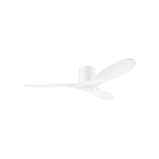 Generation Lighting Maverick Smart 52 Inch Hugger Ceiling Fan Matte White Finish Matte White Blades (3MAVHSM52RZW)