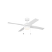 Generation Lighting Loni 52 Inch LED Pull Chain Ceiling Fan Matte White Finish Matte White Blades (4LNI52RZWD)