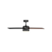 Generation Lighting Loni 52 Inch LED Ceiling Fan Midnight Black Finish American Walnut Blades (4LNIR52MBKAWD)