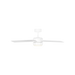 Generation Lighting Loni 52 Inch LED Ceiling Fan Matte White Finish Matte White Blades (4LNIR52RZWD)