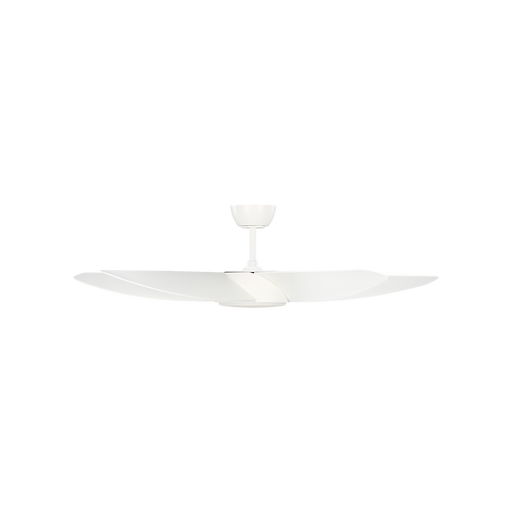 Generation Lighting Arkdale Smart 52 Inch LED Ceiling Fan Matte White Finish Matte White Blades (5ARKSM52RZWD)