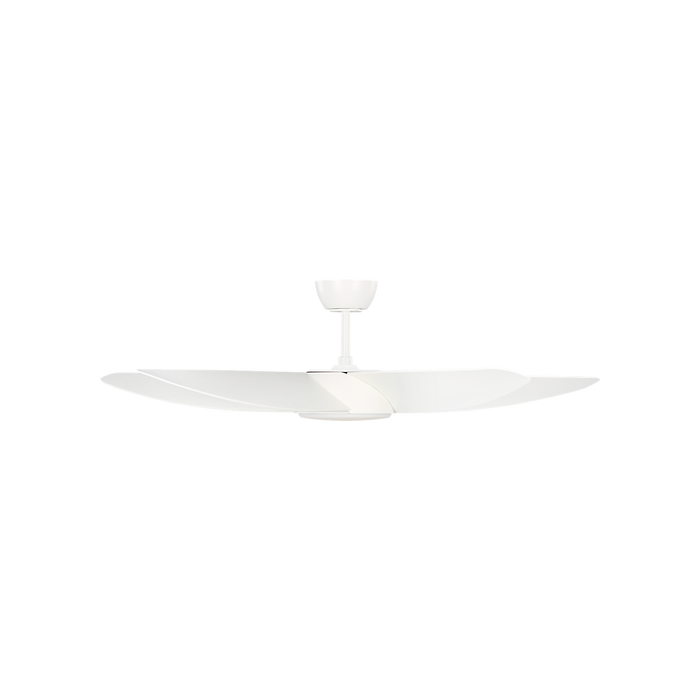 Generation Lighting Arkdale Smart 52 Inch LED Ceiling Fan Matte White Finish Matte White Blades (5ARKSM52RZWD)