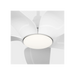 Generation Lighting Dellwood Coastal Smart 56 Inch LED Ceiling Fan Matte White Finish Matte White Blades (5DLWCSM56RZWD)