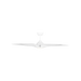 Generation Lighting Dellwood Coastal Smart 56 Inch LED Ceiling Fan Matte White Finish Matte White Blades (5DLWCSM56RZWD)