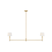 Generation Lighting Greard 55 Inch Linear Chandelier In Gild (AC1182GD)