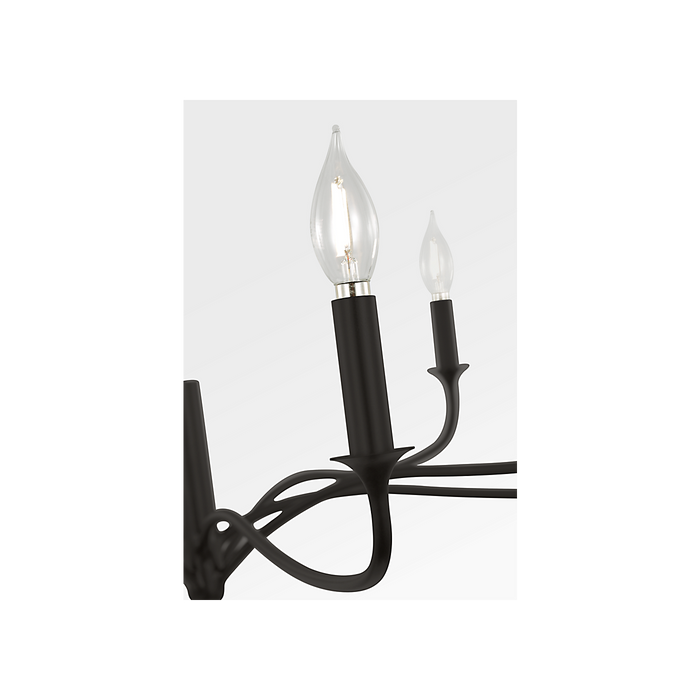 Generation Lighting Chatsworth 42 Inch Chandelier In Aged Iron (AC1218AI)
