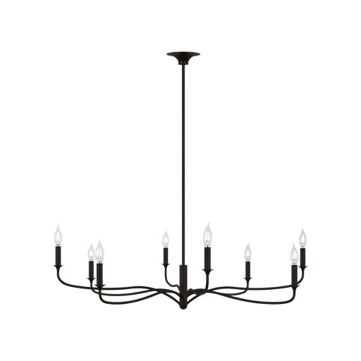 Generation Lighting Chatsworth 42 Inch Chandelier In Aged Iron (AC1218AI)