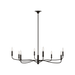 Generation Lighting Chatsworth 42 Inch Chandelier In Aged Iron (AC1218AI)