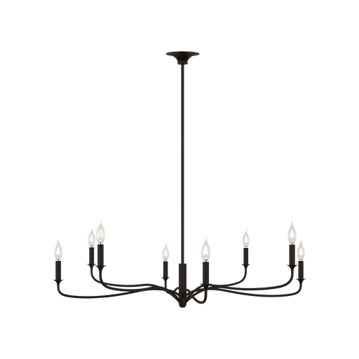 Generation Lighting Chatsworth 42 Inch Chandelier In Aged Iron (AC1218AI)