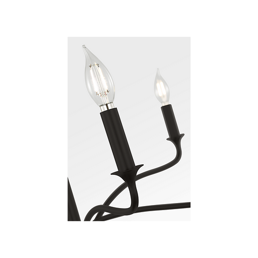 Generation Lighting Chatsworth 32 Inch Chandelier In Aged Iron (AC1226AI)