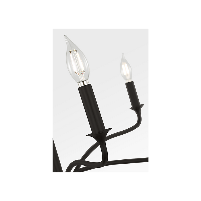Generation Lighting Chatsworth 32 Inch Chandelier In Aged Iron (AC1226AI)