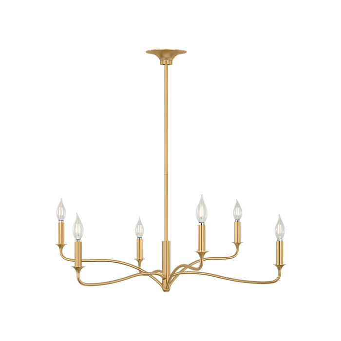 Generation Lighting Chatsworth 32 Inch Chandelier In Gild (AC1226GD)
