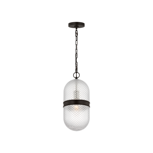 Generation Lighting Lucinda 8 Inch Pendant In Aged Iron (AP1291AI)