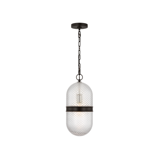 Generation Lighting Lucinda 8 Inch Pendant In Aged Iron (AP1291AI)