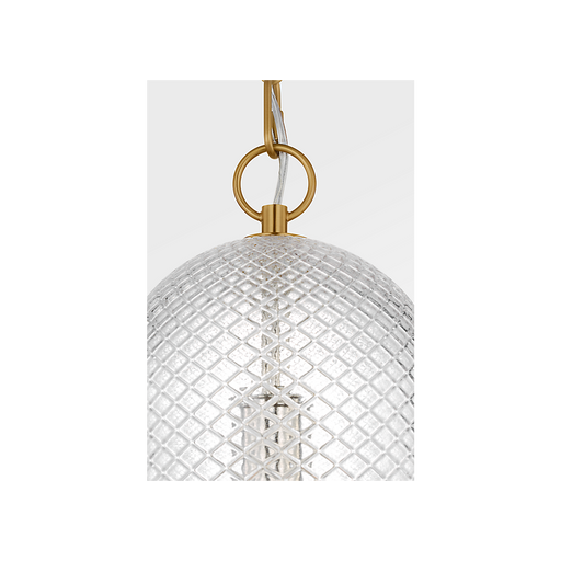 Generation Lighting Lucinda 8 Inch Pendant In Burnished Brass (AP1291BBS)