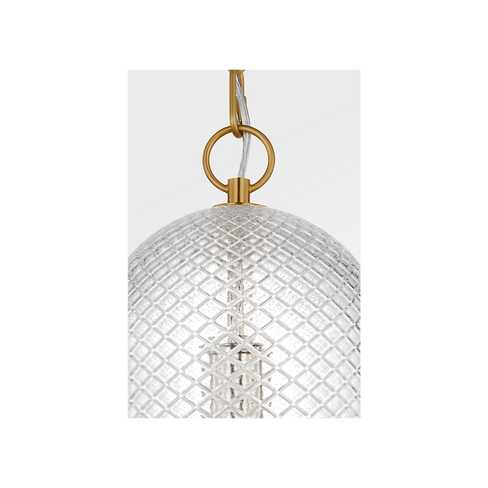 Generation Lighting Lucinda 8 Inch Pendant In Burnished Brass (AP1291BBS)