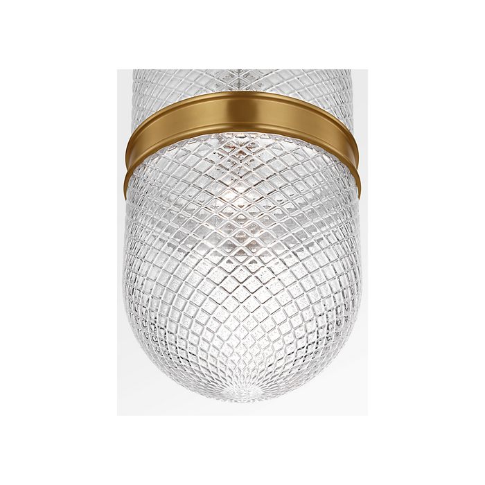 Generation Lighting Lucinda 8 Inch Pendant In Burnished Brass (AP1291BBS)