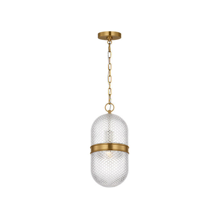 Generation Lighting Lucinda 8 Inch Pendant In Burnished Brass (AP1291BBS)