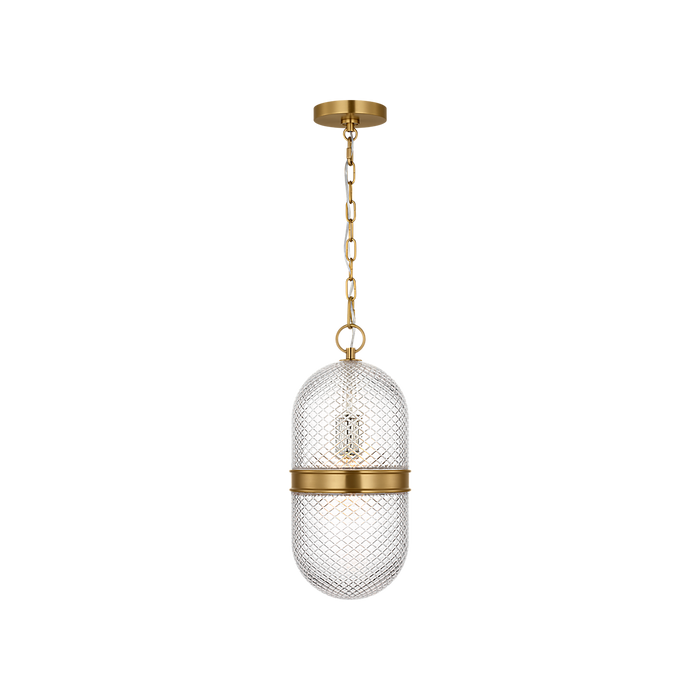Generation Lighting Lucinda 8 Inch Pendant In Burnished Brass (AP1291BBS)