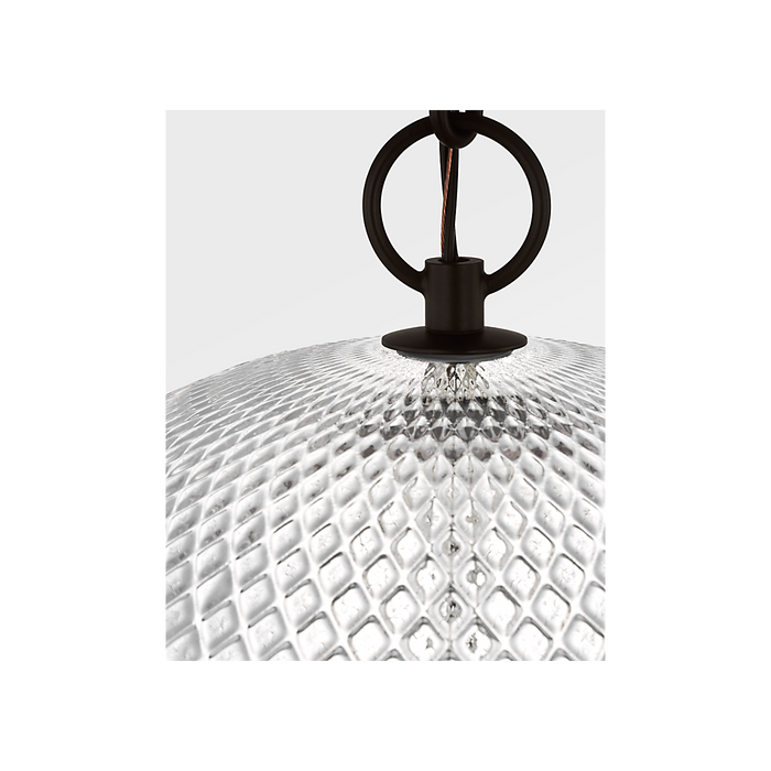 Generation Lighting Lucinda 15 Inch Pendant In Aged Iron (AP1303AI)