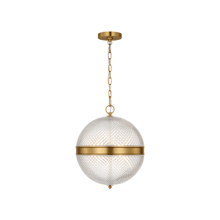 Generation Lighting Lucinda 15 Inch Pendant In Burnished Brass (AP1303BBS)