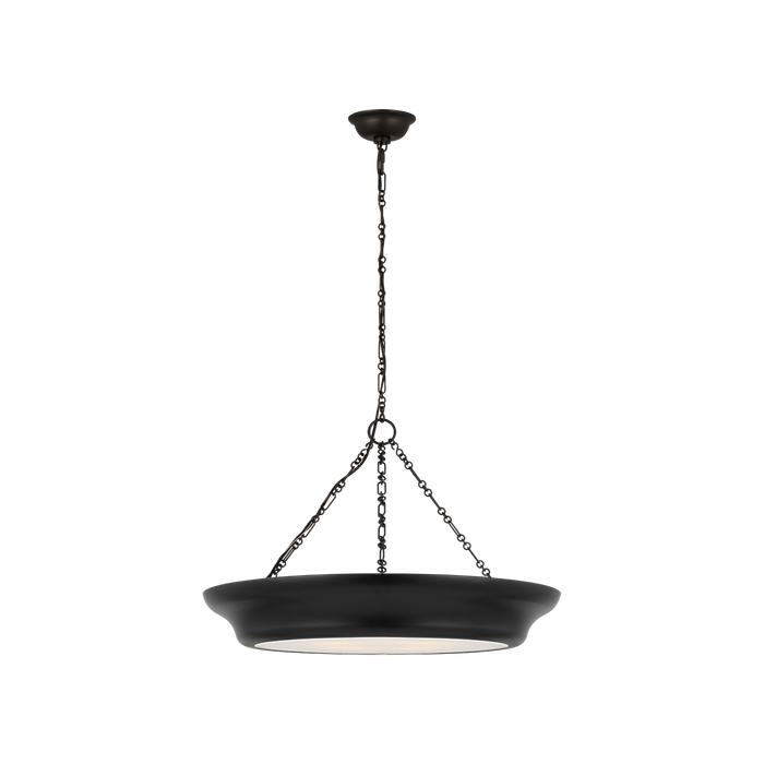 Generation Lighting Lenoir 24 Inch Chandelier In Aged Iron (LXC1174AI)