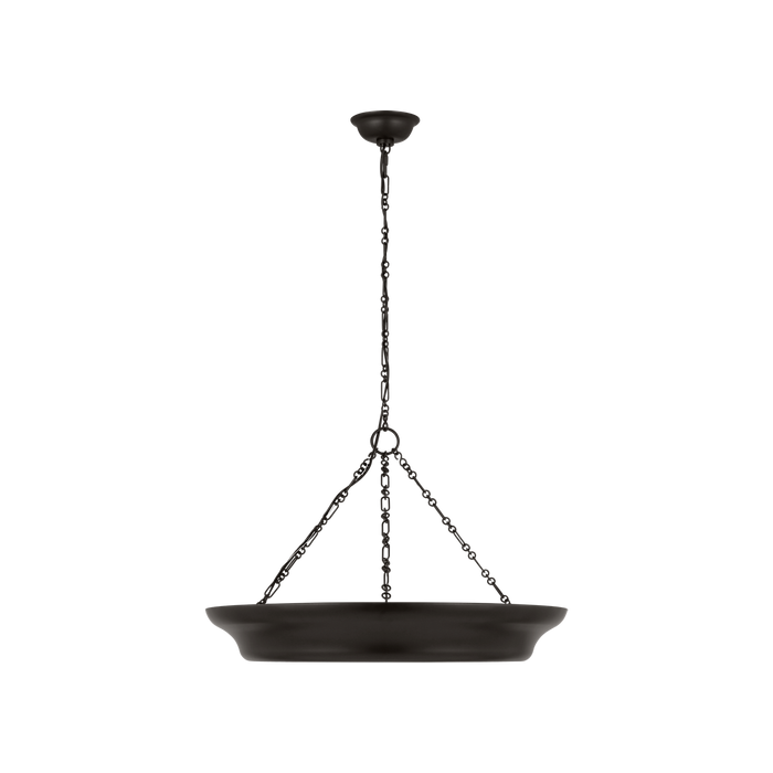 Generation Lighting Lenoir 24 Inch Chandelier In Aged Iron (LXC1174AI)