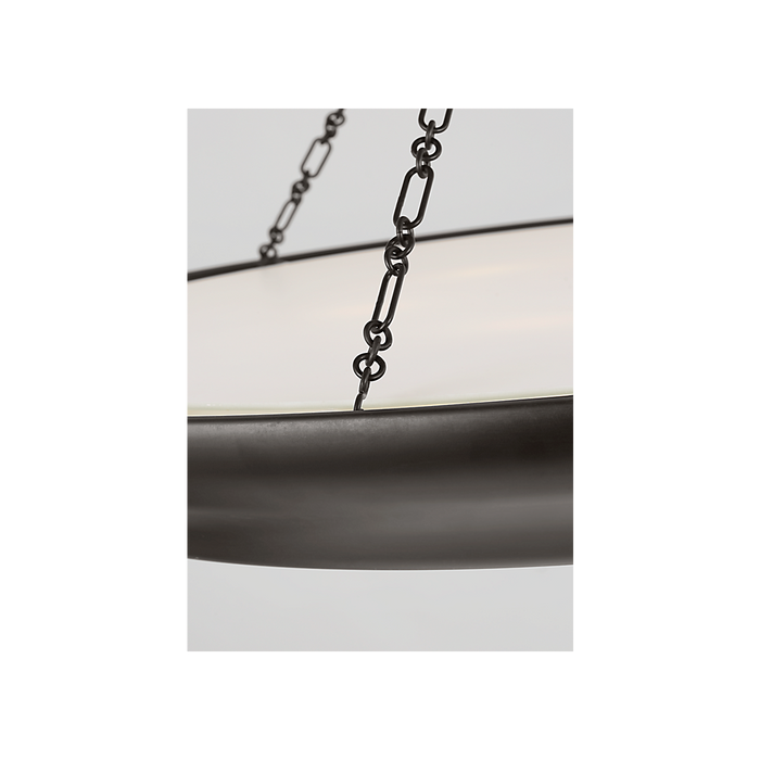 Generation Lighting Lenoir 36 Inch Chandelier In Aged Iron (LXC1186AI)
