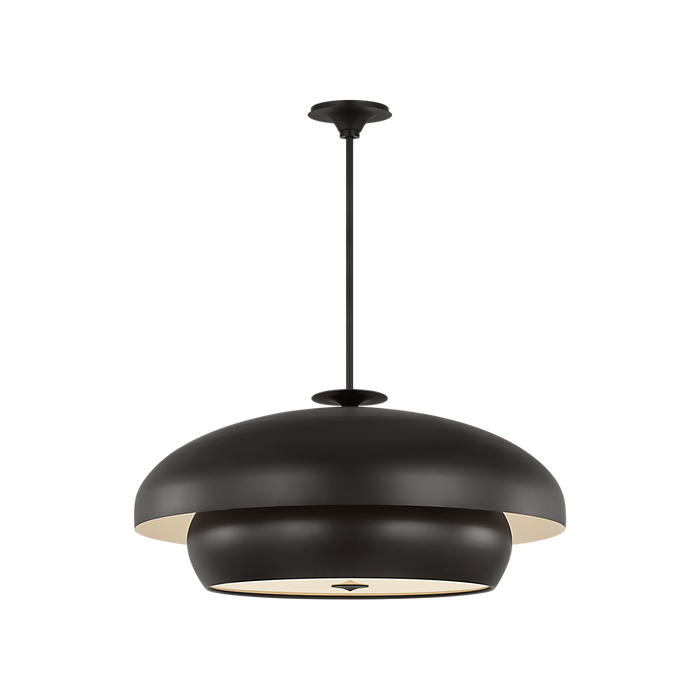 Generation Lighting Solene 36 Inch Pendant In Aged Iron (LXC11910AI)