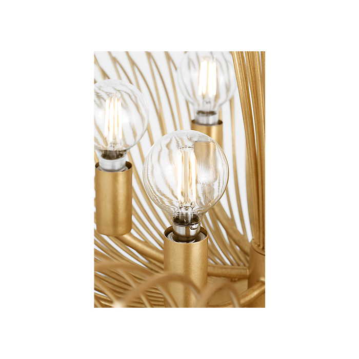 Generation Lighting Dorelle 28 Inch Chandelier In Gild (LXC1196GD)