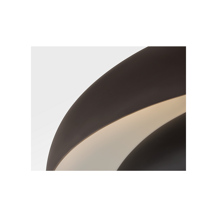 Generation Lighting Solene 18 Inch Flush Mount In Aged Iron (LXF1031AI)