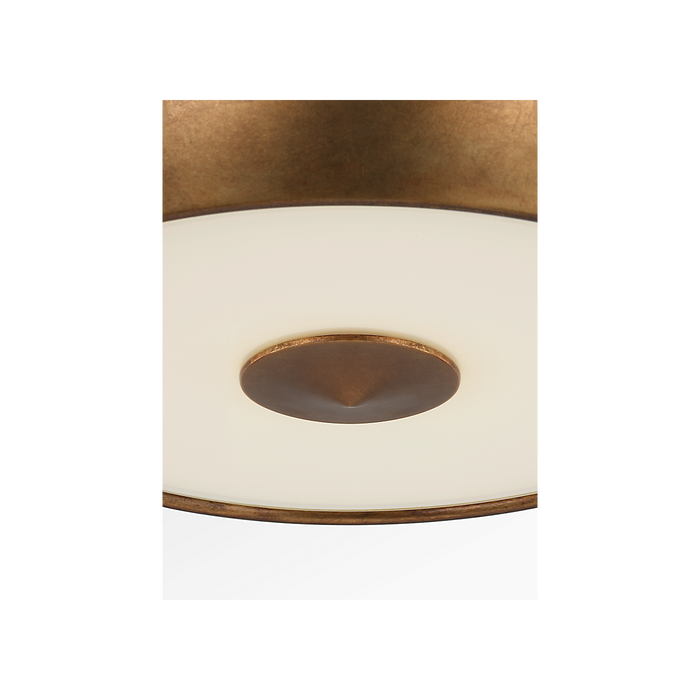 Generation Lighting Solene 18 Inch Flush Mount In Vintage Gild (LXF1031VGD)