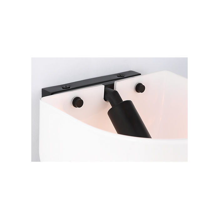 Generation Lighting Cheverny Small Bath Sconce In Aged Iron (LXV1001AI)