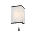 Generation Lighting Cleor 8 Inch Bath Fixture In Aged Iron (LXW1081AI)